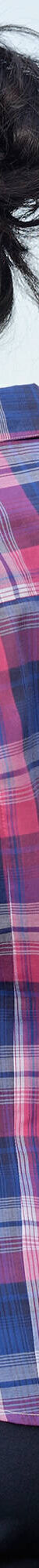 Chemisier manches courtes à carreaux (bleu / rose) Chemisier manches courtes à carreaux (bleu / rose)